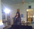 Maria Zahid on the set of Khawab Ankhein Khawish Chera