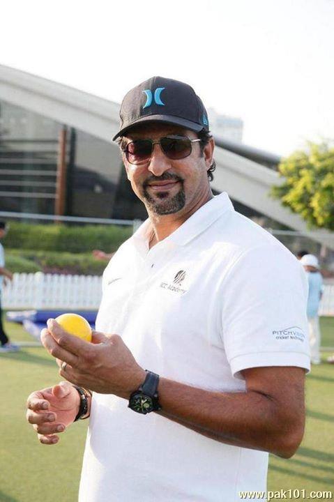 Wasim Akram -Pakistani Fast Boweler Celebrity