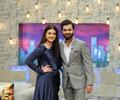 Asad Siddiqui and Zara Noor Abbas on the set of The Aftermoon Show with Yasir