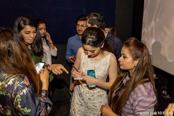 Hania Aamir And Ahad Raza Mir At The Cinema City Centre Deira, Dubai