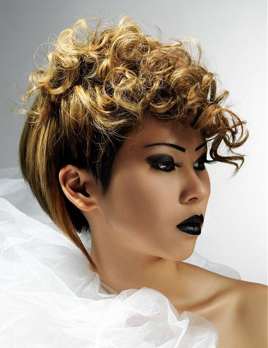 Medium Curly Hairstyle