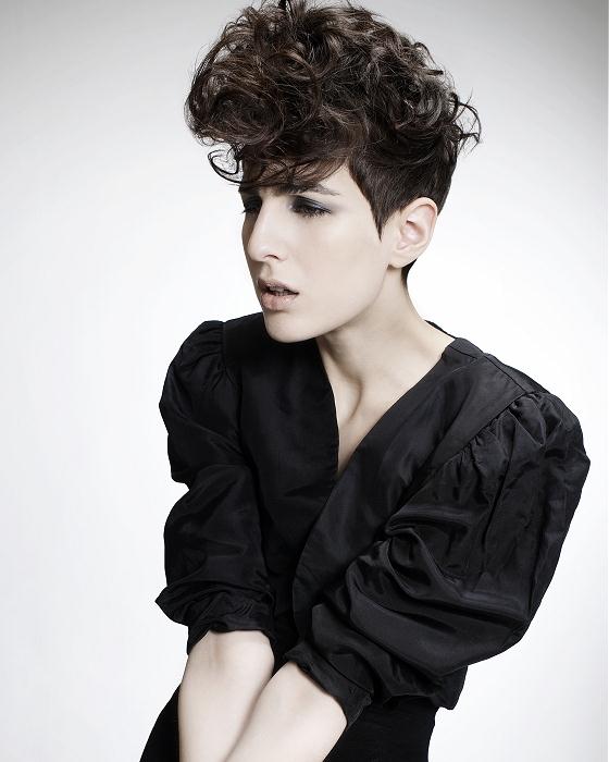 Medium Curly Hairstyle