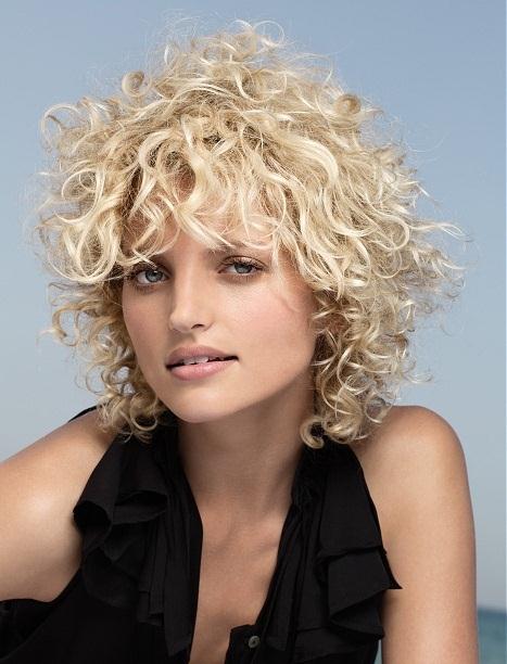 Medium Curly Hairstyle