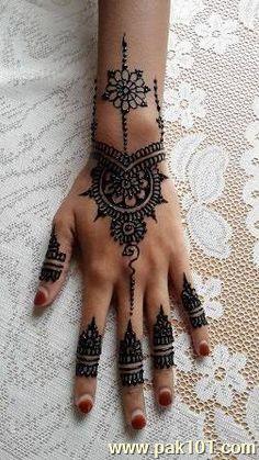 Mehndi design for hands