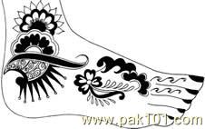 Mehndi For Legs