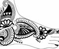 Mehndi for Legs