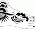 Mehndi for Legs