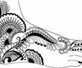 Mehndi for Legs