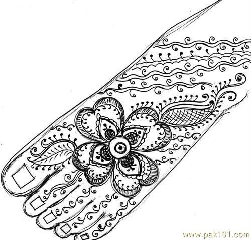 Mehndi Designs For Legs
