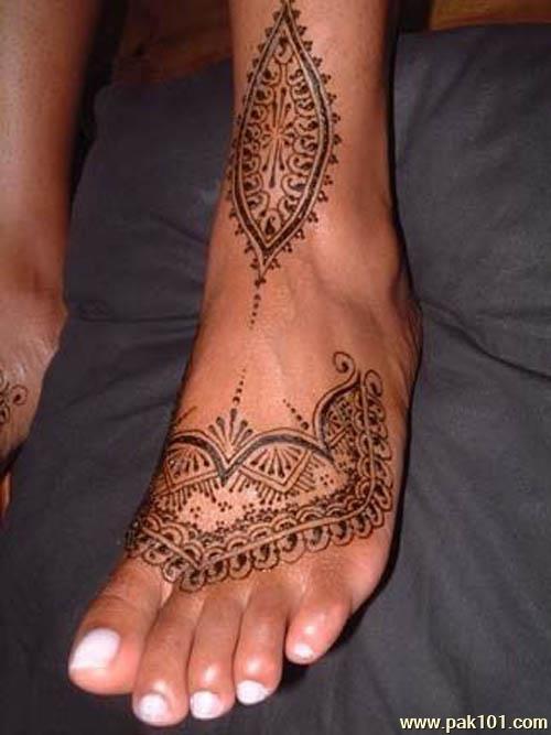 Mehndi Design For Legs