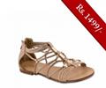 Servis Women Sandals and Slippers Footwear Collection Pakistan- Model LIZA LZ-IX-0255 (BROWN)