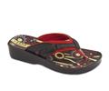 Servis Women Slippers Footwear Collection Pakistan Item No: LZ-AR-0004-BLK-RED