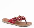 Servis Women Slippers Footwear Collection Pakistan Item No: LZ-LU-0004-RED/BEG