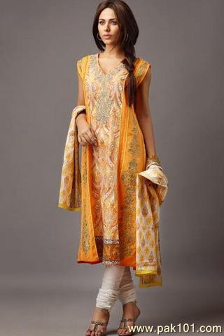 Deepak Perwani Summer Lawn Collection 2012 Orient Textiles