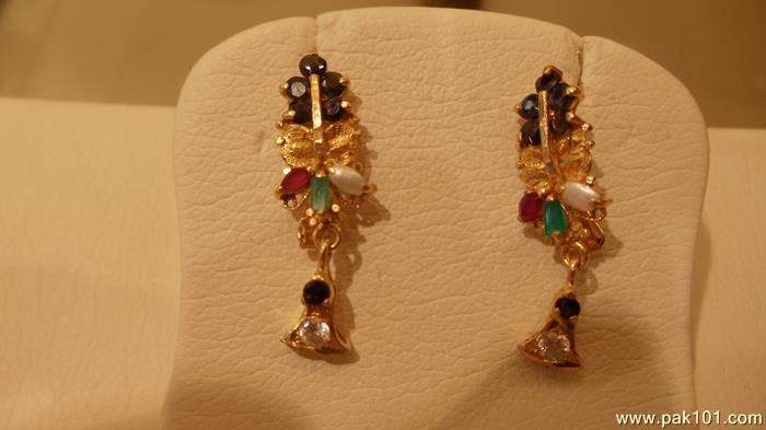 Earing Tops Collection Of Arrahim Jewellers -Rawalpindi