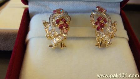 Earing Tops Collection Of Arrahim Jewellers -Rawalpindi