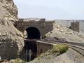A Bridge at the entrance of a Railway Tunnel in Bloan Pass, Baluchistan, Pakistan.