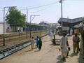 A view of Rohri Railway Station (from Karachi end), Pakistan.