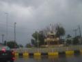 Uppal Chowk, Wah Cantt. Under Rain