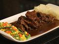 Roast Beef With Pepper Sauce 
