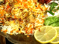 Green Chicken Biryani