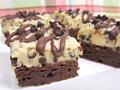 Frosted Chocolate Chip Brownies