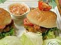 Vegetable Burger with Chili Mayo