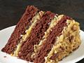 German Chocolate Nut Cake