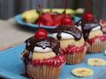 Banana Split Cupcake