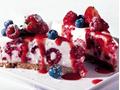 Summer berry mousse cake