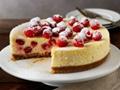 Baked raspberry & lemon cheesecake