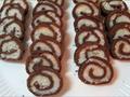 Chocolate Barfi Roll
