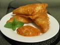 Mint and Cottage Cheese Samosas
