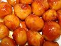 Little Potatoes with Caramel Sauce