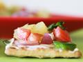 Pineapple Salsa Canapes