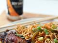 Hakka noodles and chilli chicken