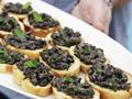 Mushroom Olive Crostini