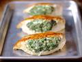 Spinach Chicken Filled Pockets