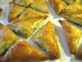 Three Colored Baked Samosas