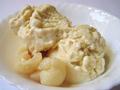 Spicy Ice Cream with Lychees