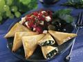  Cheese & spinach puffs