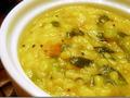 Lentils with fresh fenugreek leaves