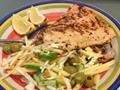 Salmon with Apple Caper Salad