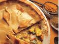 Curried vegetable pie