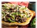 Cheesesteak Pizza
