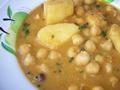 Potato chick peas kurma