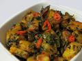 Potato and Fenugreek stir fry