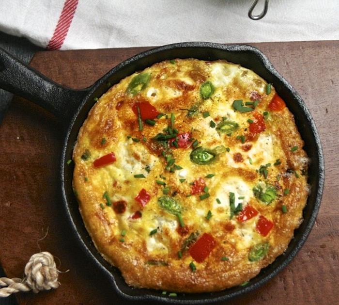 Potato And Red Pepper Frittata recipe, how to cook Potato And Red ...