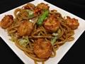 Prawns Chow Mein with Pineapple
