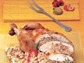 Roasted Chicken Stuffed with Rice